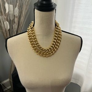Double Link Necklace with Earrings
